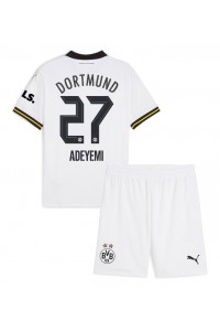 Fotbalové Dres Borussia Dortmund Karim Adeyemi #27 Dětské Třetí Oblečení 2024-25 Krátký Rukáv (+ trenýrky)